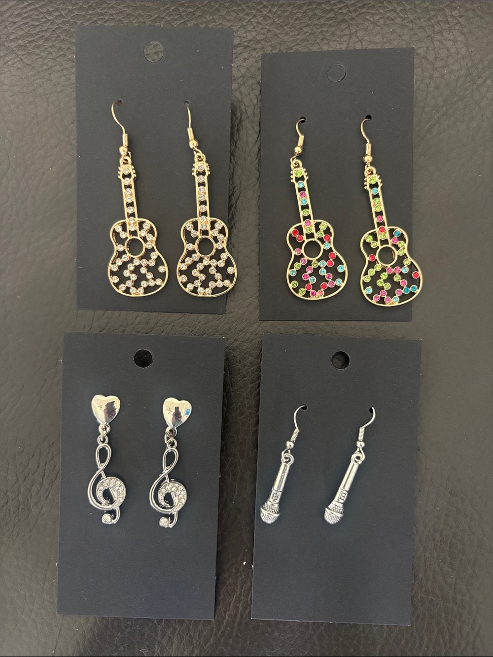 Music Theme Dangle Earring - Pick 1 (buy now) - Picture 2 of 11